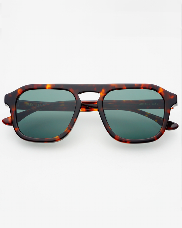 Addison Aviator Sunglasses - Tortoise