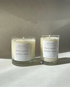 Palo Santo & Desert Rose Candle by Na Nin - 8oz