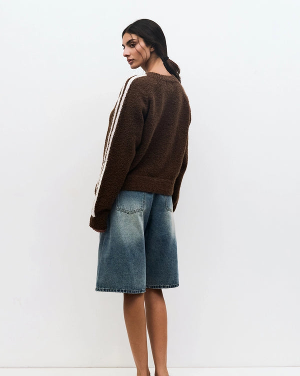 The Reba Sweater - Brown