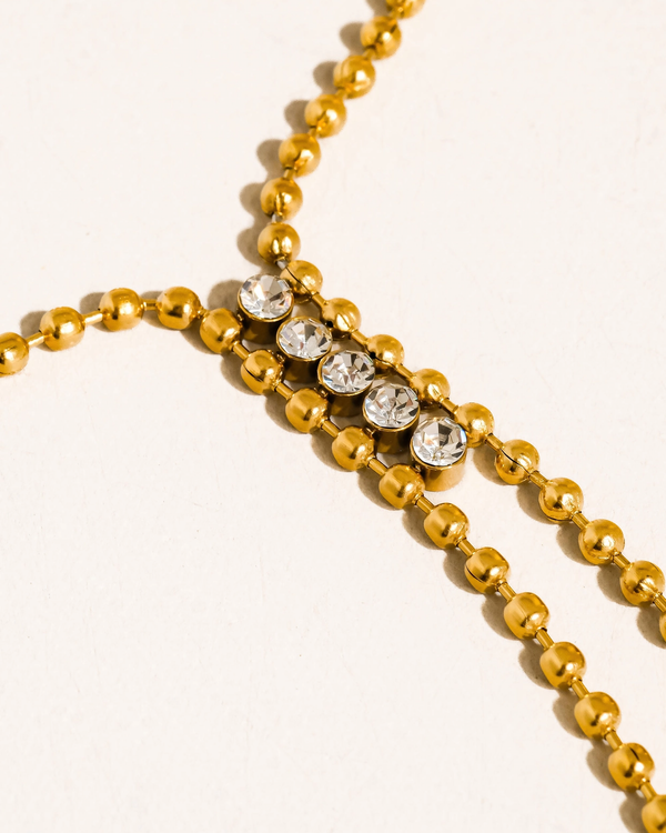 Gold Lariat Necklace