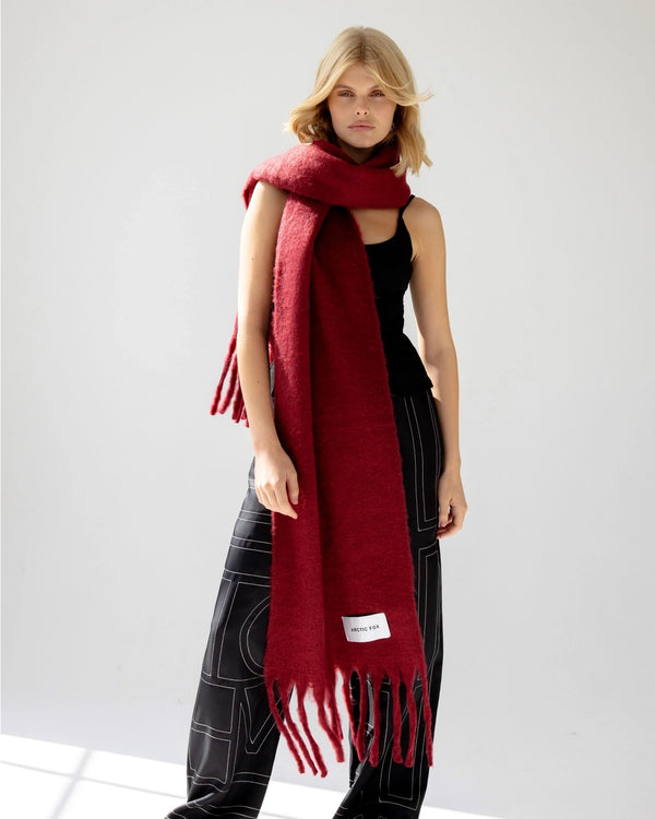 The Reykjavik Scarf - Burgundy