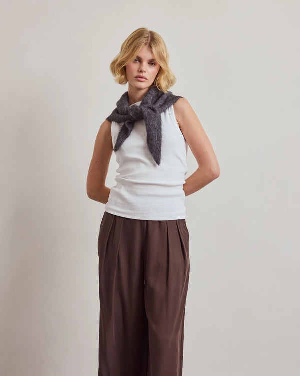 Alpaca Triangle Scarf
