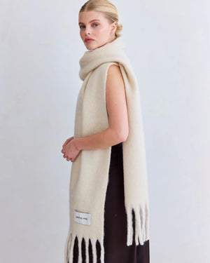 The Reykjavik Scarf - Pebble Beige