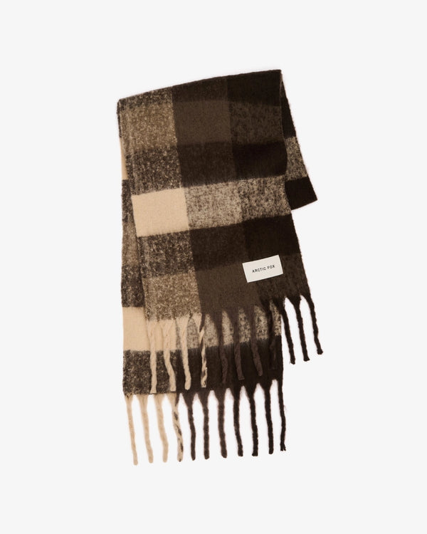 The Reykjavik Scarf - Brown Check