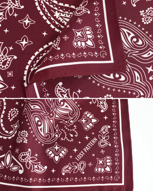 Paisley Silk Bandana Scarf