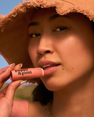 Poppy & Pout Lip Balm: Pink Grapefruit