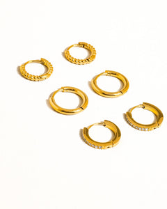 Gold Multipack Small Hoops