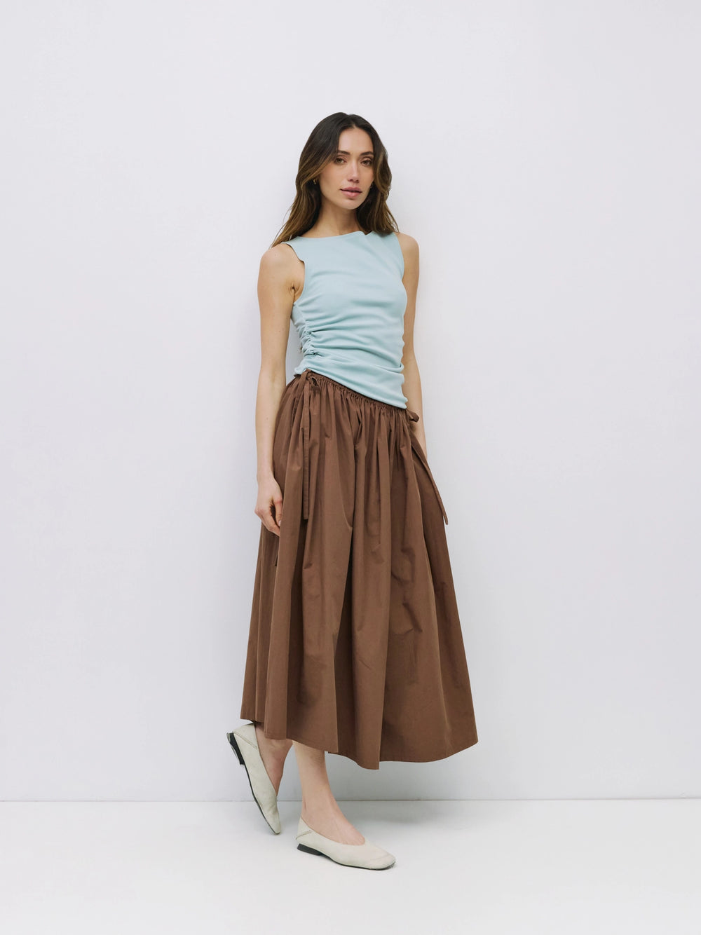 The Jordyn Top - Sky Blue