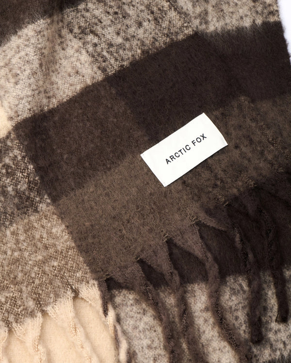 The Reykjavik Scarf - Brown Check