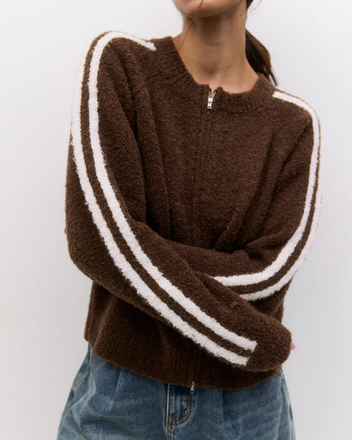 The Reba Sweater - Brown