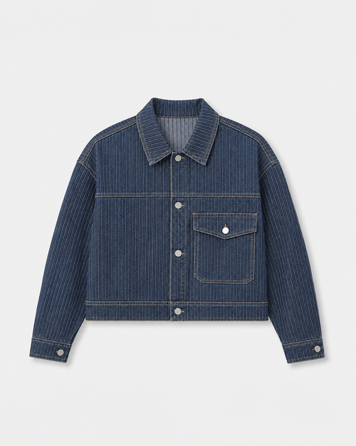 Pinstripe Twill Jacket