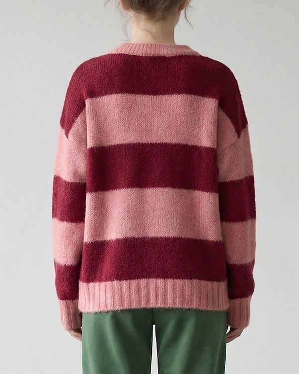 Oversized Stripe Sweater