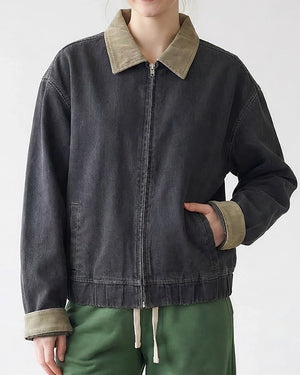 Raw Denim Workwear Jacket
