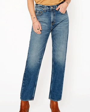 Slacker High Rise Relaxed Straight Jeans