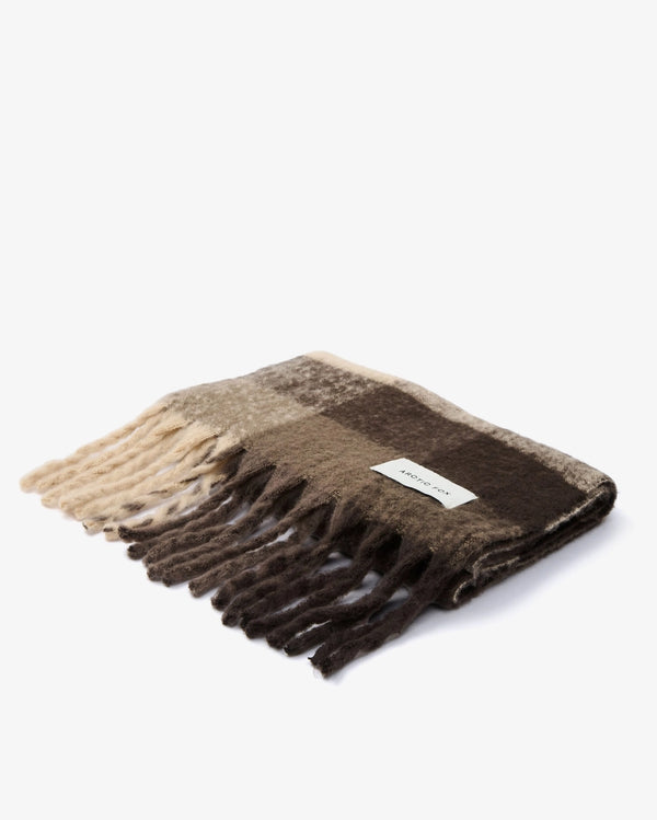 The Reykjavik Scarf - Brown Check