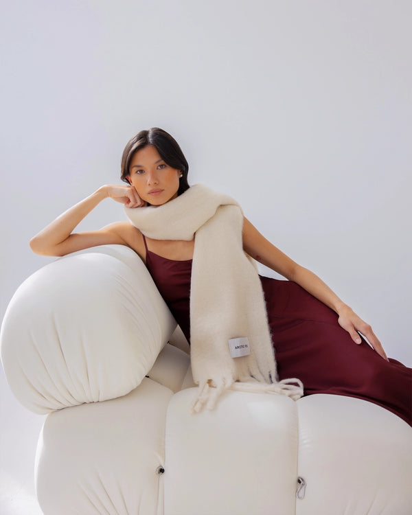 The Reykjavik Scarf - Pebble Beige