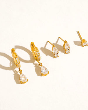 Saône Teardrop Earrings Set