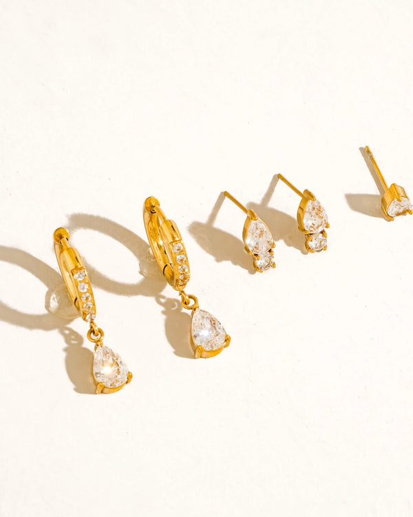 Saône Teardrop Earrings Set