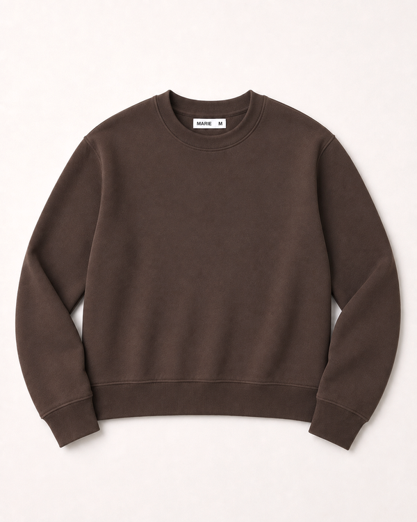 Marie Cotton Crewneck Sweatshirt