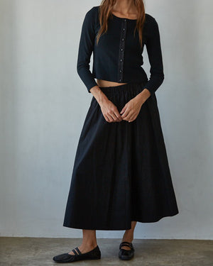 The Cotton Midi Skirt