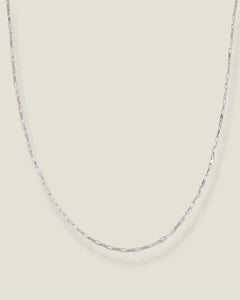 Sterling Silver Baby Link Necklace - 15"