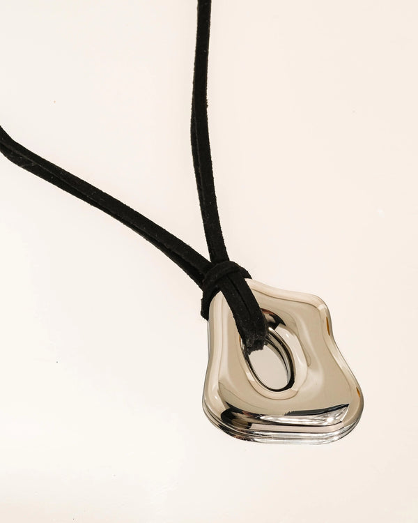 Leather Cord Pendant Necklace