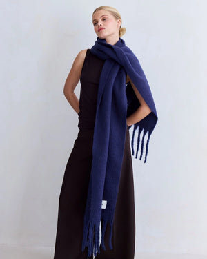 The Reykjavik Scarf - Midnight Blue
