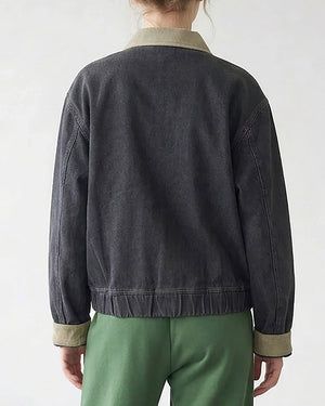 Raw Denim Workwear Jacket