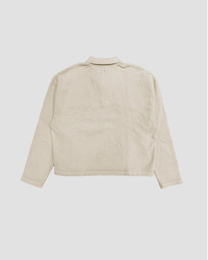 Cotton Rugby Collared Shirt - Acid Wash