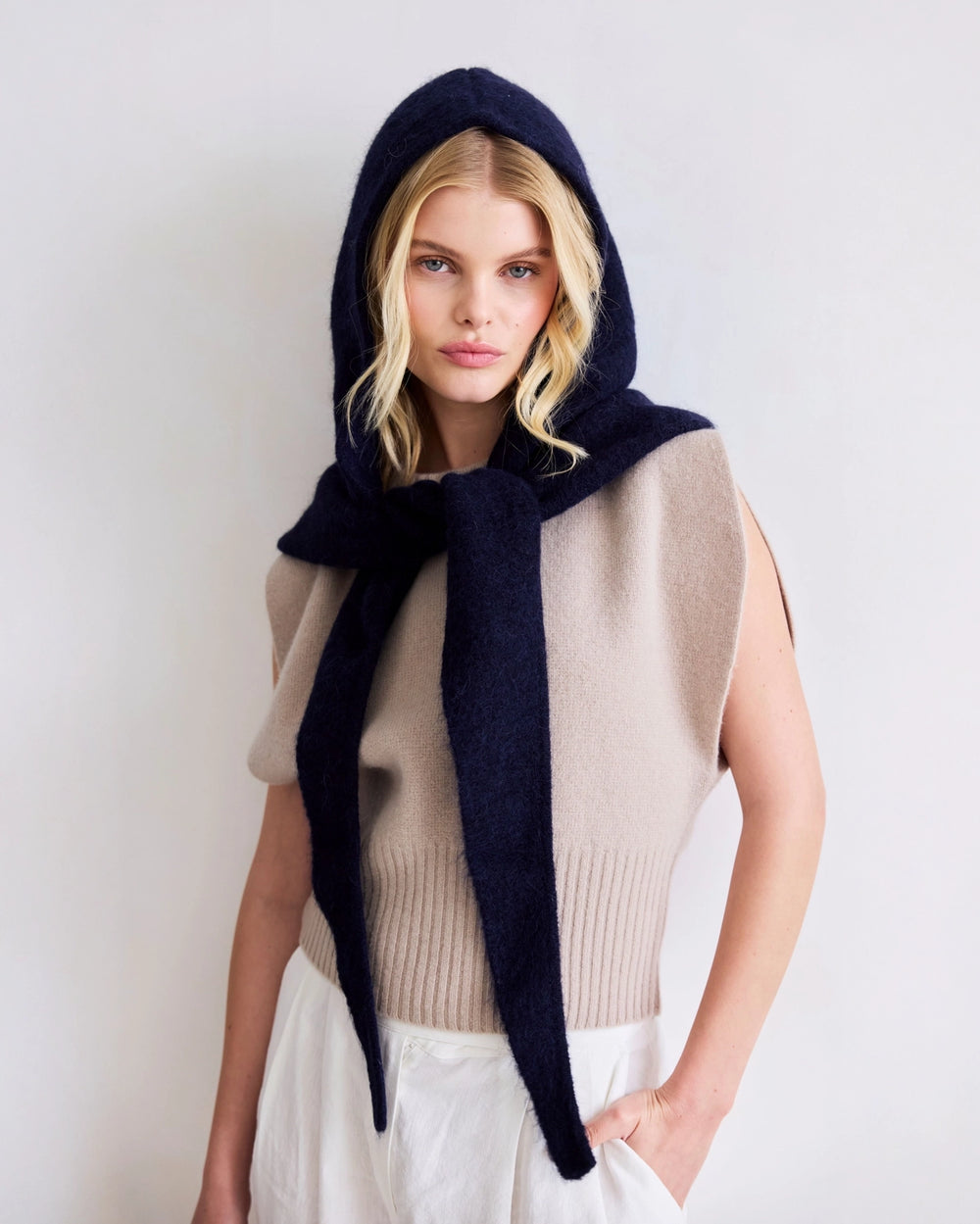 The Alpaca Hooded Scarf