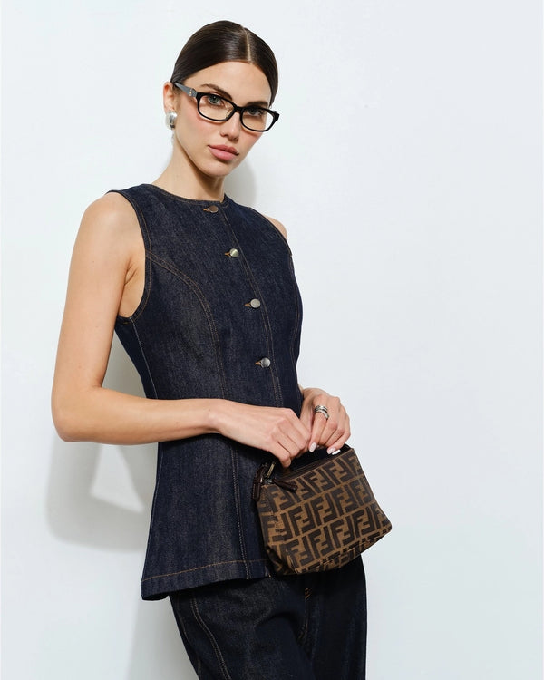 Scarlett Tailored Denim Vest