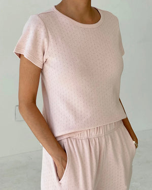 Pointelle Babe Tee