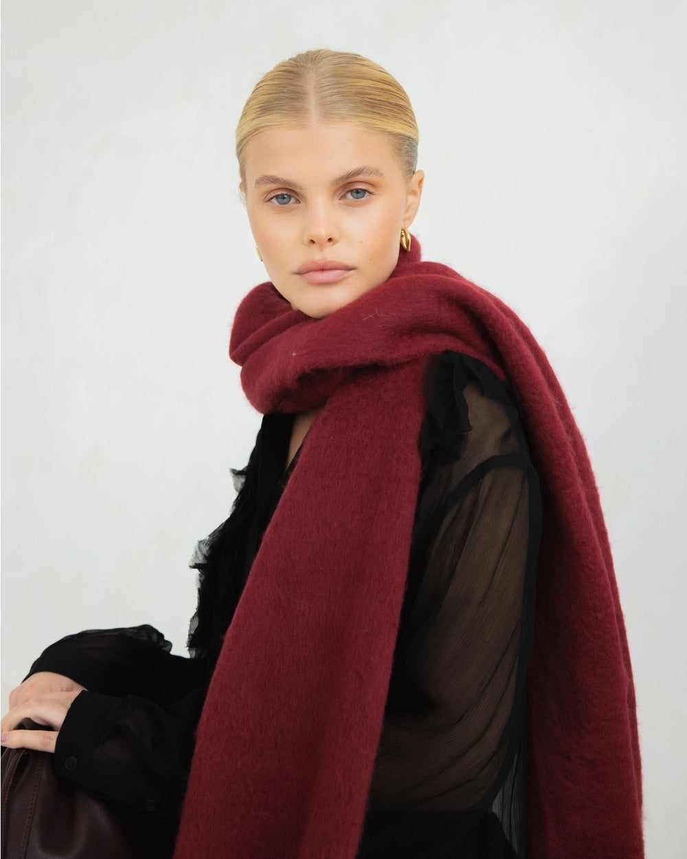 The Reykjavik Scarf - Burgundy