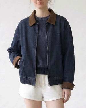 Raw Denim Workwear Jacket