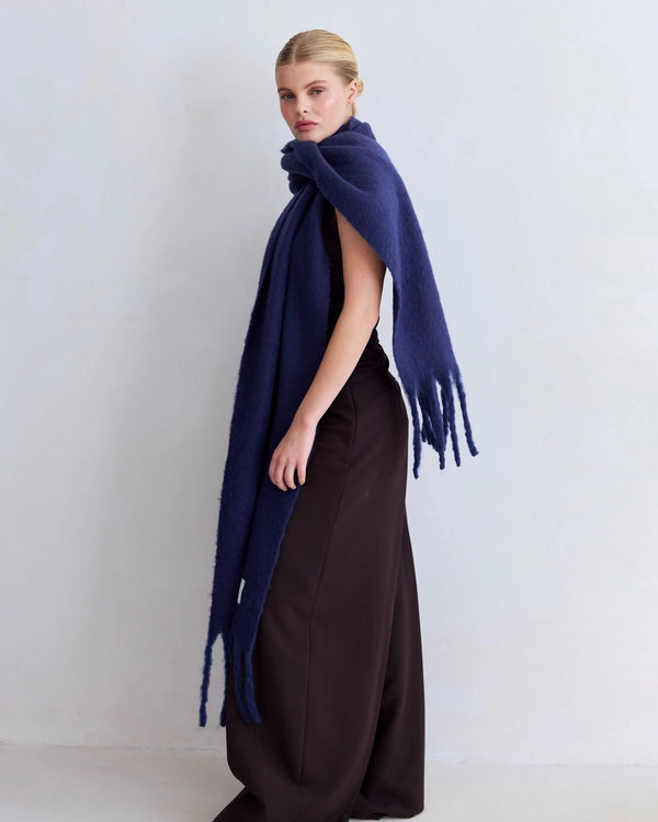 The Reykjavik Scarf - Midnight Blue