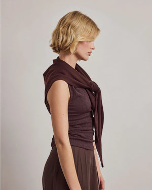 Merino Wool Triangle Scarf - Large