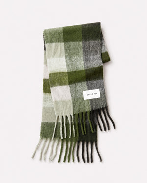 The Reykjavik Scarf - Mossy Greens