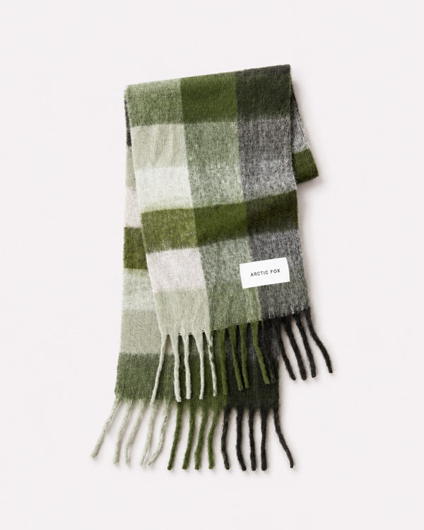 The Reykjavik Scarf - Mossy Greens