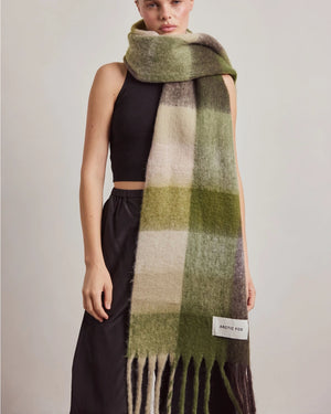 The Reykjavik Scarf - Mossy Greens