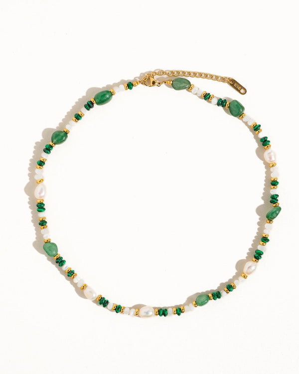 Green Beaded Necklace