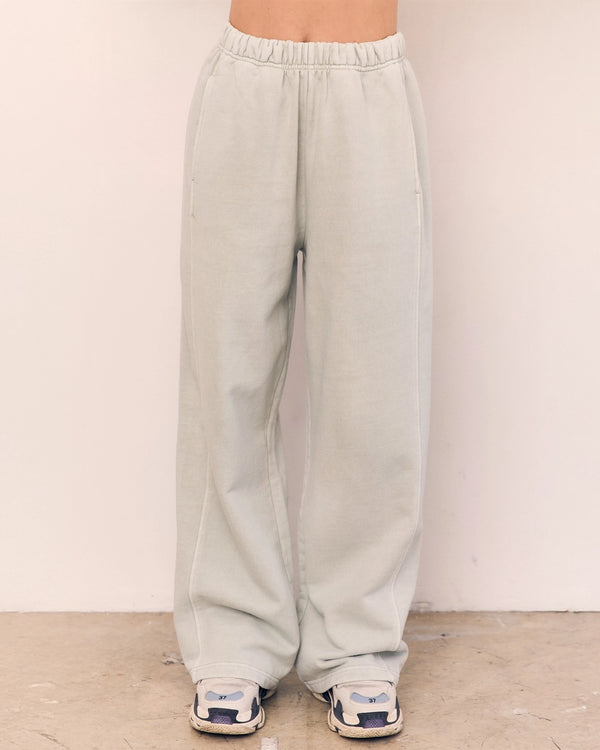 Cotton Wide Leg Sweats
