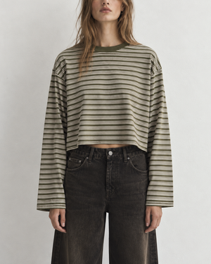 Relaxed Stripe Long Sleeve