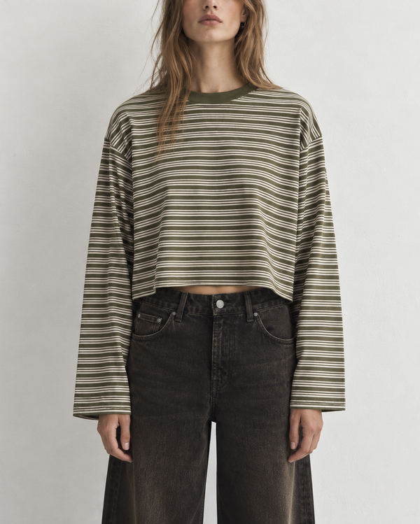Relaxed Stripe Long Sleeve