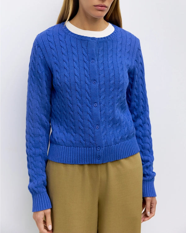 The Cotton Cable Knit Cardigan