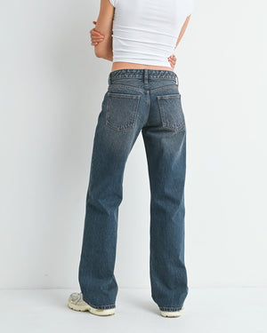 Low Rise Wide Leg Denim