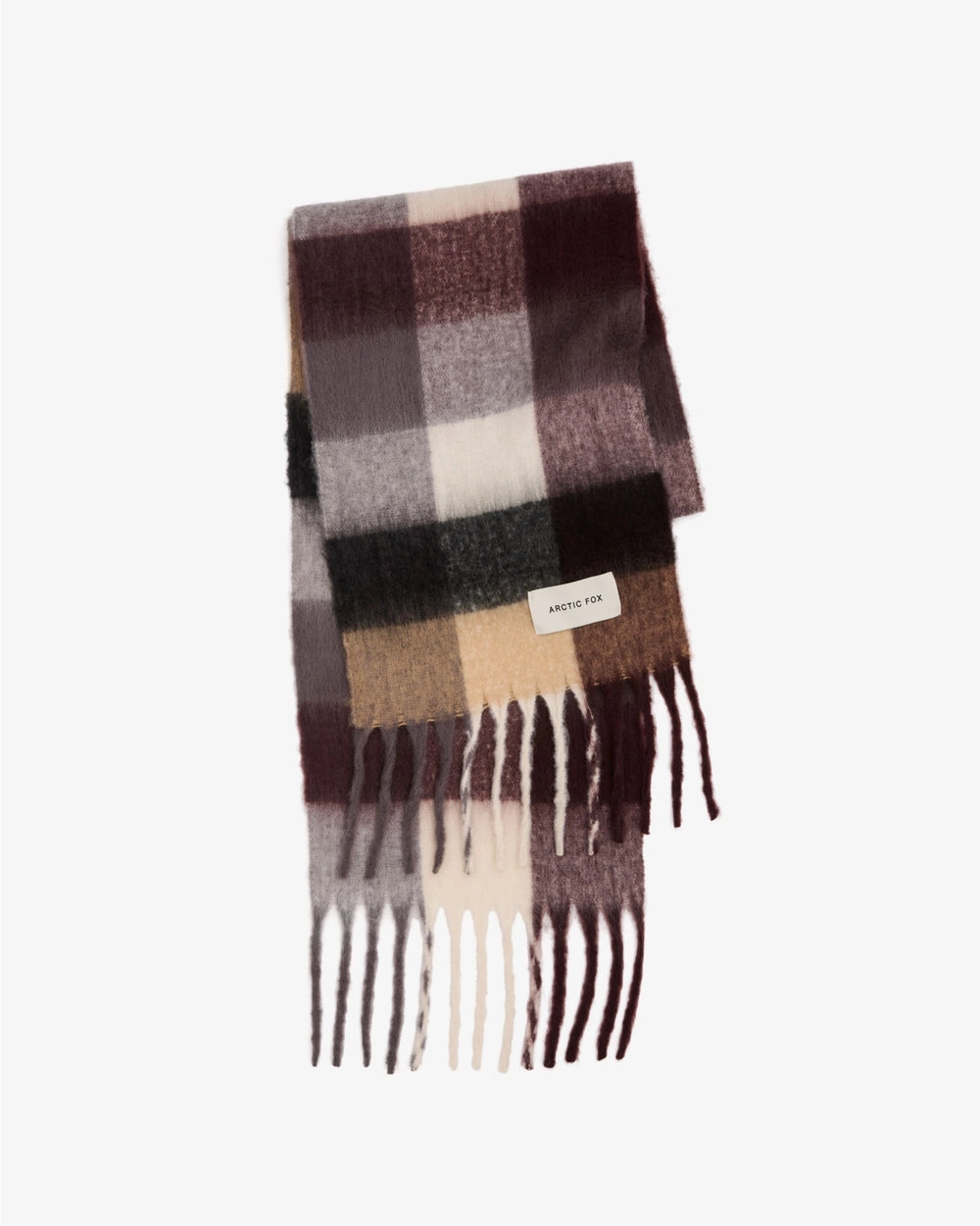 The Reykjavik Scarf - Purple/Brown