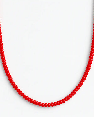 Red Beaded Necklace