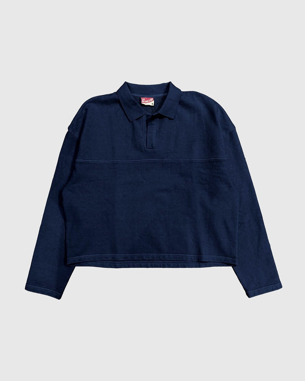 Cotton Rugby Collared Shirt - Acid Wash