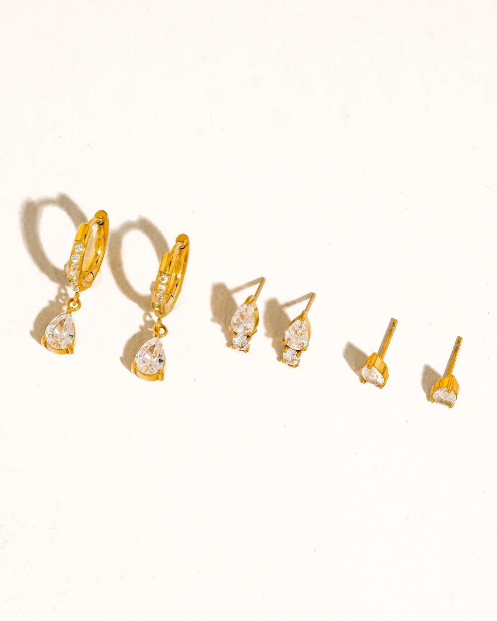 Saône Teardrop Earrings Set