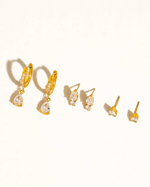 Saône Teardrop Earrings Set
